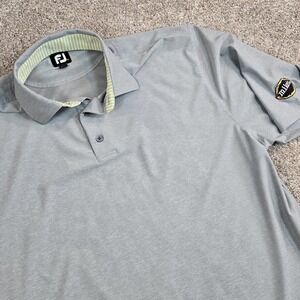 Footjoy (FJ) Mens Polo XL Short Sleeve Golf Shirt Gray Mike's Hard Lemonade